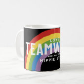 Liefde, teamwerk en al dat hippie gedoe koffiemok (Voorkant links)