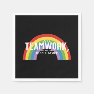 Liefde, teamwerk en al dat hippie gedoe servet