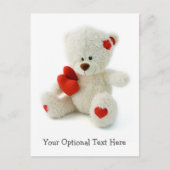 Liefde Teddy aangepaste briefkaart (Voorkant)