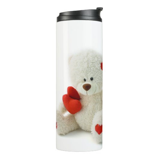 Liefde Teddy maatbeker Thermosbeker (Gedraaid links)