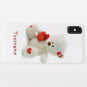 Liefde Teddy Valentijn aangepaste naam hoesjes (Achterkant (horizontaal))