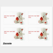 Liefde Teddy Valentijn aangepaste stickers (Vel)