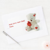 Liefde Teddy Valentijn aangepaste stickers (Envelop)
