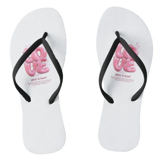 liefde teenslippers (Voetbed)