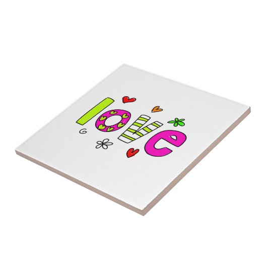 Liefde Tegeltje (Zijkant)