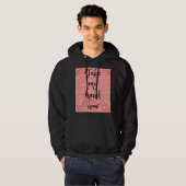 Liefde tekst hoodie (Voorkant volledig)