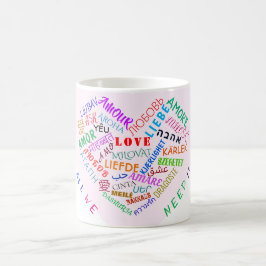 Liefde Tekst Koffie Mok Gift met Hart