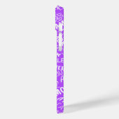 Liefde Tekst Paarse iPhone Case - Kies kleuren (Achterkant / Links)