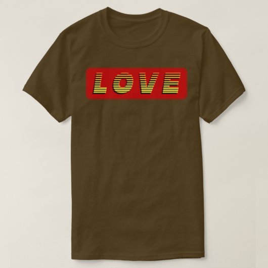 Liefde Tekst T-shirt (Design voorkant)
