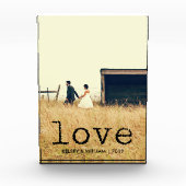 Liefde |  tekst voor schrijfmachines en uw foto (Voorkant)