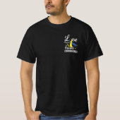 Liefde telt geen chromosomen neer syndroom t-shirt (Voorkant)