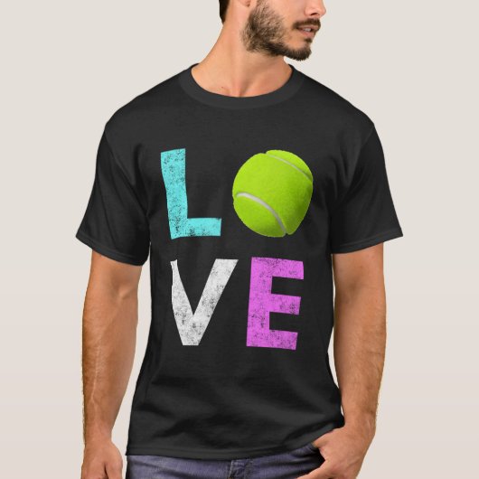 Liefde Tennis Best T-shirt (Voorkant)