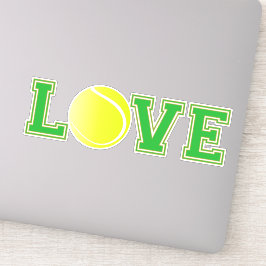 Liefde Tennis Leuke Sport Sticker