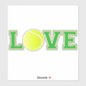 Liefde Tennis Leuke Sport Sticker (Vel)