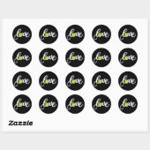 Liefde Tennis Sticker Tennisbal (Vel)