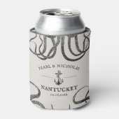 Liefde Tentacles | Octopus Thed Beach Tan Blikjeskoeler (Blikje Voorkant)