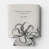 Liefde Tentacles | Octopus Thed Beach Tan Blikjeskoeler (Achterkant)