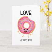 Liefde ter gelegenheid van de eerste hapje donghnu kaart (Gele Bloem)