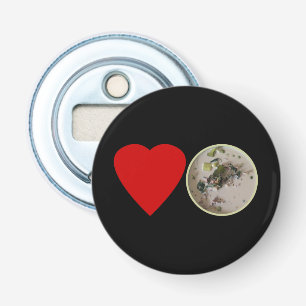Liefde Thaise Groene Curry ... Thailand Straatvoed Button Flesopener