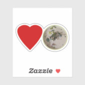 Liefde Thaise Groene Curry ... Thailand Straatvoed Sticker (Vel)