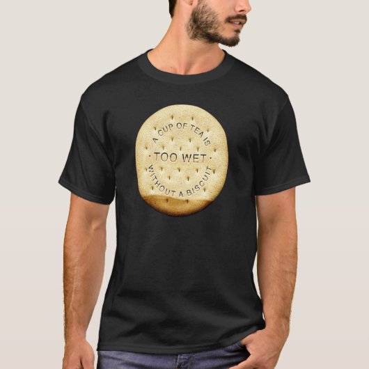 Liefde Thee Biscuits Dunking Thee Te Nat Zonder Bi T-shirt (Voorkant)