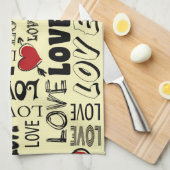 Liefde Theedoek (Quarter Fold)