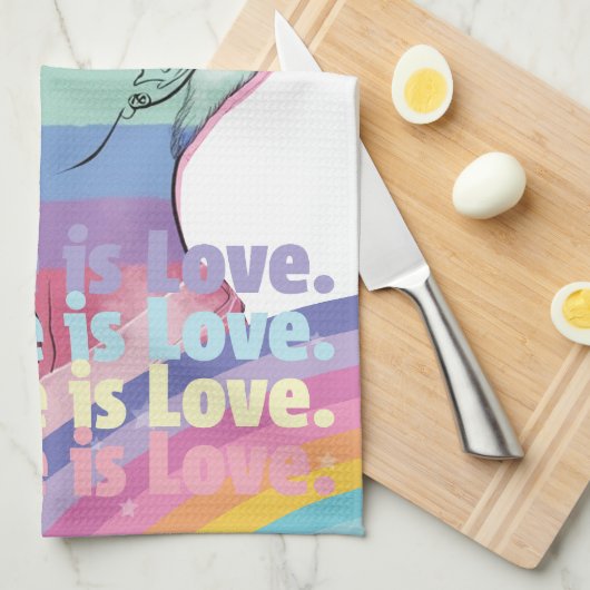 Liefde Theedoek (Quarter Fold)