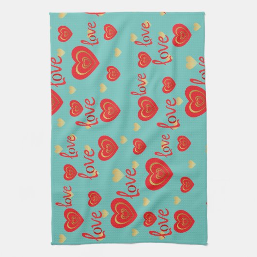 liefde theedoek (Verticaal)
