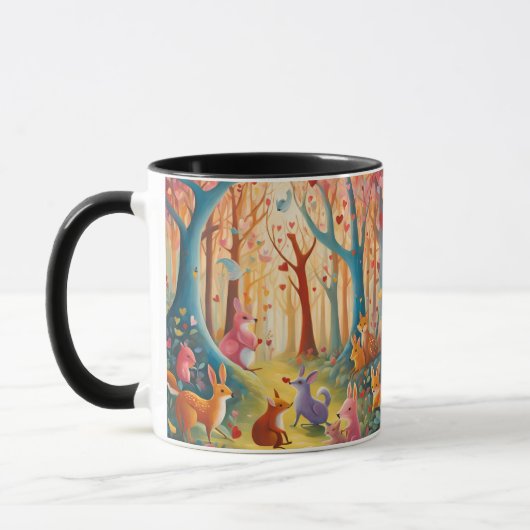 Liefde thema Valentijnsdag mok (Links)