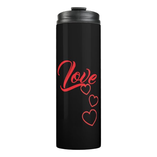 Liefde Thermische Drinkbeker Thermosbeker (Voorkant)