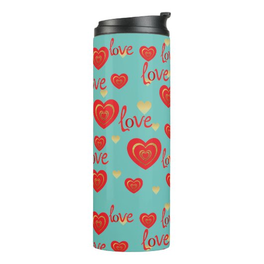 liefde thermosbeker (Gedraaid links)