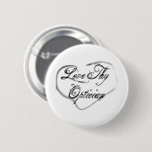 Liefde Thy Opticien Ronde Button 5,7 Cm (Voorkant /achterkant)
