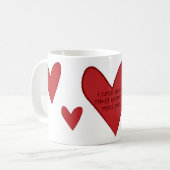 Liefde tijden oneindigheid plus één koffiemok (Voorkant links)