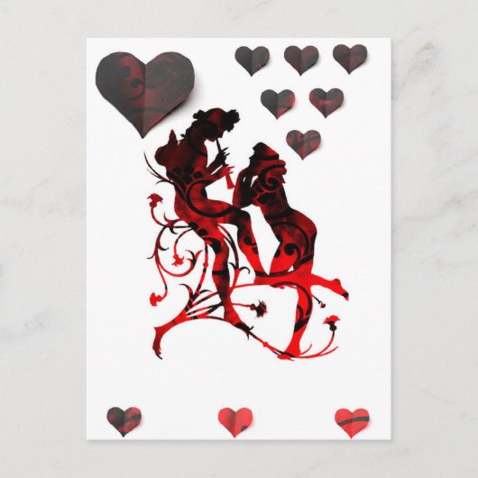 "Liefde tonijn"* Briefkaart (Voorkant)