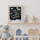 Liefde tot aan de maan en terug poster