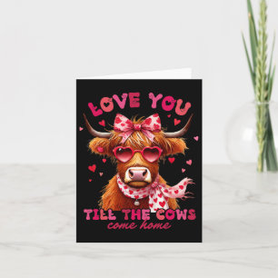 Liefde tot de koeien thuis komen kaart
