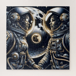 Liefde tot de maan en terug | Astronauten Legpuzzel