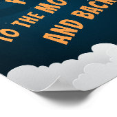 Liefde tot de maan en terug poster (Hoek)