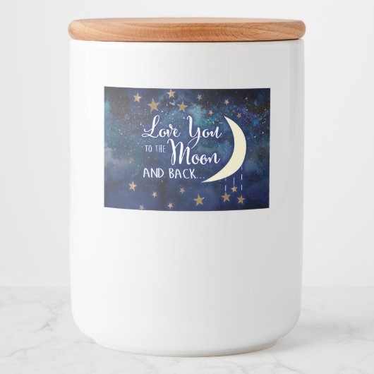 Liefde tot de maan en terug stickers (Voorkant)