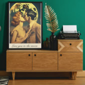 Liefde tot de maan, reisposter aanpasbaar poster