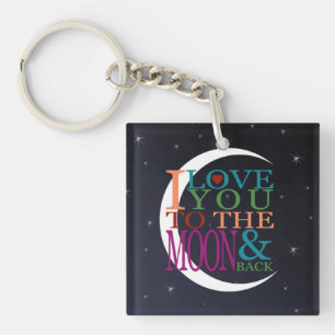 Liefde tot de Maan & Terug Sleutelhanger