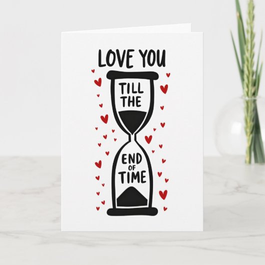 Liefde tot het einde der tijden kaart (Voorkant)
