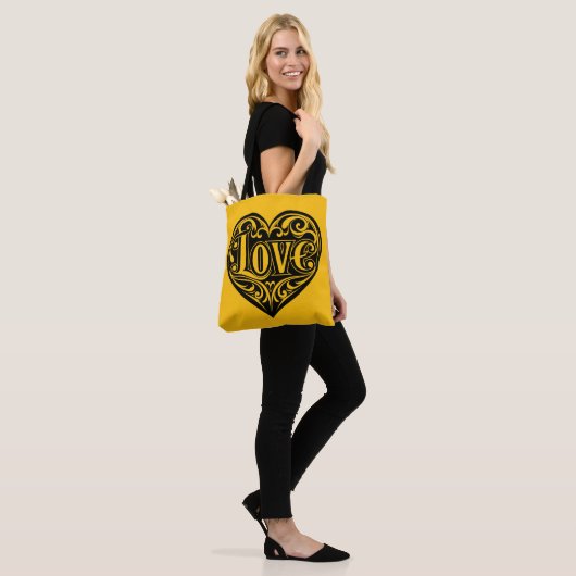 Liefde Tote Bag (Op model)