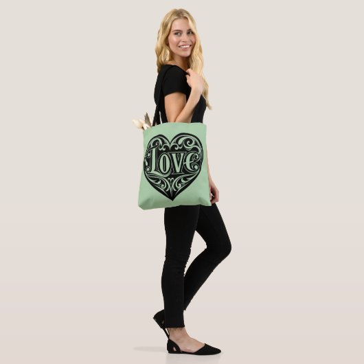 Liefde Tote Bag (Op model)
