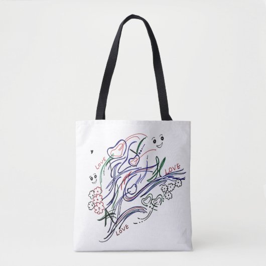 liefde tote bag (Voorkant)