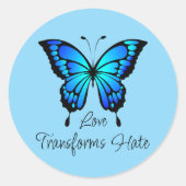 Liefde transformeert haat Sticker (Voorkant)