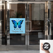 Liefde Transformeert Haat Venster Cling Raamsticker (Kantoordeur)