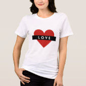 Liefde Tri-Blend Shirt (Voorkant)