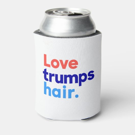 "LIEFDE TROEFT HAAR" BLIKJESKOELER (Blikje Achterkant)