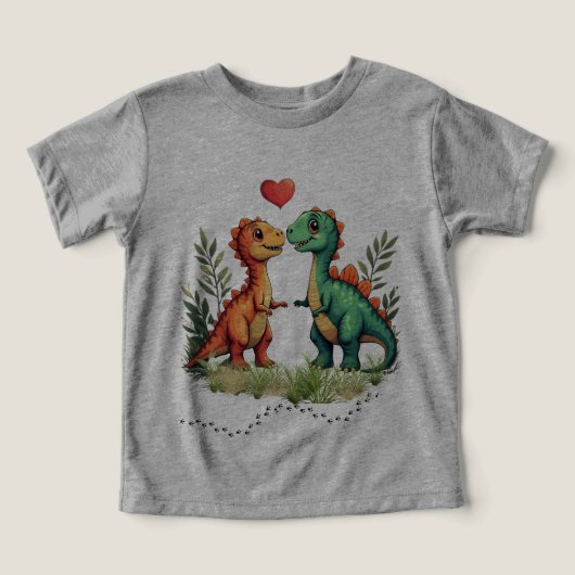 Liefde trof dinosaurussen (Design voorkant)